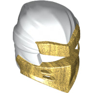 Plaatje in Gallery viewer laden, LEGO® los onderdeel Hoofddeksels in kleur Wit 66953pb04