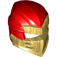 Plaatje in Gallery viewer laden, LEGO® los onderdeel Hoofddeksels in kleur Rood 66953pb04