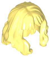 LEGO® los onderdeel Haar in kleur Helder Lichtgeel 37697