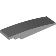 Plaatje in Gallery viewer laden, LEGO® onderdeel Dakpan Gebogen Licht Blauwachtig Grijs 42918