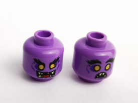 LEGO® los onderdeel Hoofd Medium Lavendel 3626cpb2631