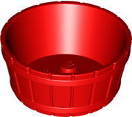 LEGO® los onderdeel Container in kleur Rood 64951