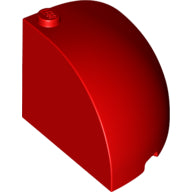Plaatje in Gallery viewer laden, LEGO® los onderdeel Steen Rond in kleur Rood 49612