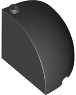 LEGO® los onderdeel Steen Rond in kleur Zwart 49612