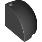 LEGO® los onderdeel Steen Rond in kleur Zwart 49612