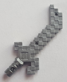 LEGO® los onderdeel Wapen in kleur Zilver 65505d