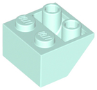 LEGO® los onderdeel Dakpan Omgekeerd Licht Aqua 3660