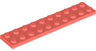 LEGO® los onderdeel Plaat Algemeen in kleur Koraal 3832