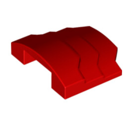 LEGO® los onderdeel Wig in kleur Rood 66955