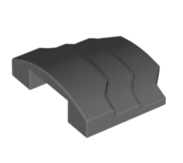 LEGO® los onderdeel Wig Donker Blauwachtig Grijs 66955