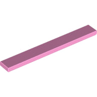 LEGO® los onderdeel Tegel Algemeen in kleur Fel Roze 4162