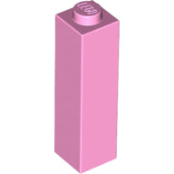 LEGO® los onderdeel Steen in kleur Fel Roze 14716