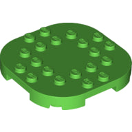 LEGO® los onderdeel Plaat Aangepast in kleur Fel Groen 66789