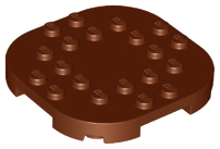Plaatje in Gallery viewer laden, LEGO® los onderdeel Plaat Aangepast Roodachtig Bruin 66789