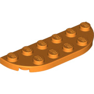 Plaatje in Gallery viewer laden, LEGO® los onderdeel Plaat Rond in kleur Oranje 18980