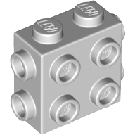 Plaatje in Gallery viewer laden, LEGO® Steen Aangepast Licht Blauwachtig Grijs 67329