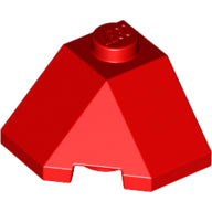 Plaatje in Gallery viewer laden, LEGO® los onderdeel Wig in kleur Rood 13548