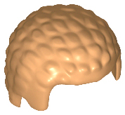 LEGO® los onderdeel Haar in kleur Medium Noga 21778