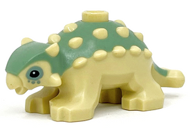 LEGO® los onderdeel Dinosaurier in kleur Geelbruin 67443pb01
