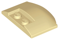Plaatje in Gallery viewer laden, LEGO® los onderdeel Wig in kleur Geelbruin 93604