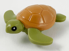 Plaatje in Gallery viewer laden, LEGO® los onderdeel Waterdier in kleur Olijfgroen 67040pb01