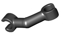 LEGO® los onderdeel Lijf Accessoire in kleur Zwart 93061