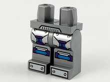 Plaatje in Gallery viewer laden, LEGO® los onderdeel Benen met Motief Zilver 970c00pb1124