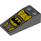 LEGO® Dakpan met Motief Donker Blauwachtig Grijs 30363pb038