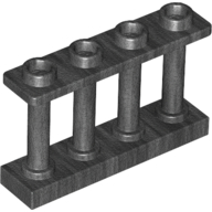 LEGO® los onderdeel Hek in kleur Parel Donkergrijs 15332
