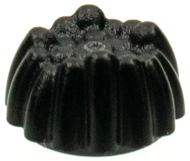 LEGO® los onderdeel Haar in kleur Zwart 68212