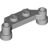LEGO® onderdeel Plaat Aangepast Licht Blauwachtig Grijs 4590