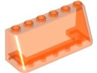 LEGO® los onderdeel Voorruit Doorzichtig Neon Oranje 4176
