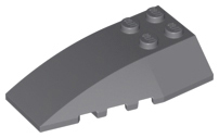 LEGO® los onderdeel Wig Donker Blauwachtig Grijs 43712