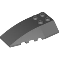 Plaatje in Gallery viewer laden, LEGO® los onderdeel Wig Donker Blauwachtig Grijs 43712