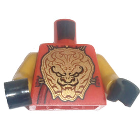 LEGO® los onderdeel Lijf met Motief Rood 973pb3930c01
