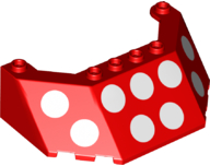 LEGO® los onderdeel Voorruit met Motief Rood 62576pb06