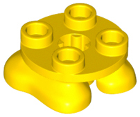 Plaatje in Gallery viewer laden, LEGO® los onderdeel Benen Aangepast in kleur Geel 66858