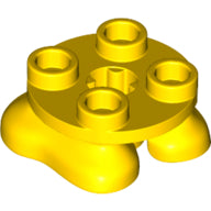 Plaatje in Gallery viewer laden, LEGO® los onderdeel Benen Aangepast in kleur Geel 66858