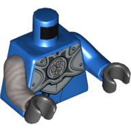 LEGO® los onderdeel Lijf met Motief Blauw 973pb3922c01