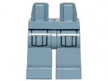Plaatje in Gallery viewer laden, LEGO® los onderdeel Benen met Motief Zandblauw 970c00pb0747