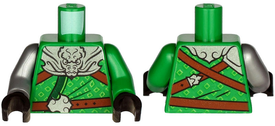 LEGO® los onderdeel Lijf met Motief Groen 973pb3923c01