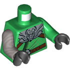 LEGO® los onderdeel Lijf met Motief Groen 973pb3923c01