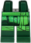 LEGO® onderdeel Benen met Motief Donkergroen 970c00pb1107