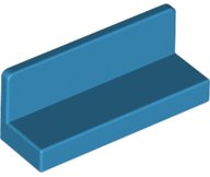 LEGO® los onderdeel Paneel in kleur Donker Azuurblauw 23950