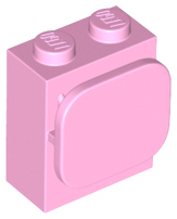 LEGO® los onderdeel Steen Aangepast in kleur Fel Roze 37452