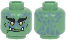 Plaatje in Gallery viewer laden, LEGO® los onderdeel Hoofd in kleur Zandgroen 3626cpb2626