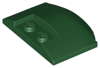 Plaatje in Gallery viewer laden, LEGO® los onderdeel Wig in kleur Donkergroen 93604