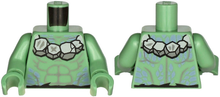 Plaatje in Gallery viewer laden, LEGO® los onderdeel Lijf met Motief Zandgroen 973pb3924c01