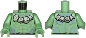 LEGO® los onderdeel Lijf met Motief Zandgroen 973pb3924c01
