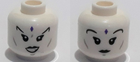 LEGO® los onderdeel Hoofd in kleur Wit 3626cpb2661